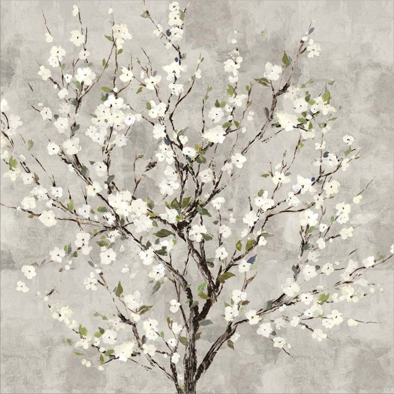«Bloom Tree» par Asia Jensen - reproduction d'art sur toile tendue, H 24 po x l 24 po x P 1,5 po