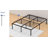 Ebern 14" Black Metal Platform Bedframe, No Box Spring Needed-395778781-358194522