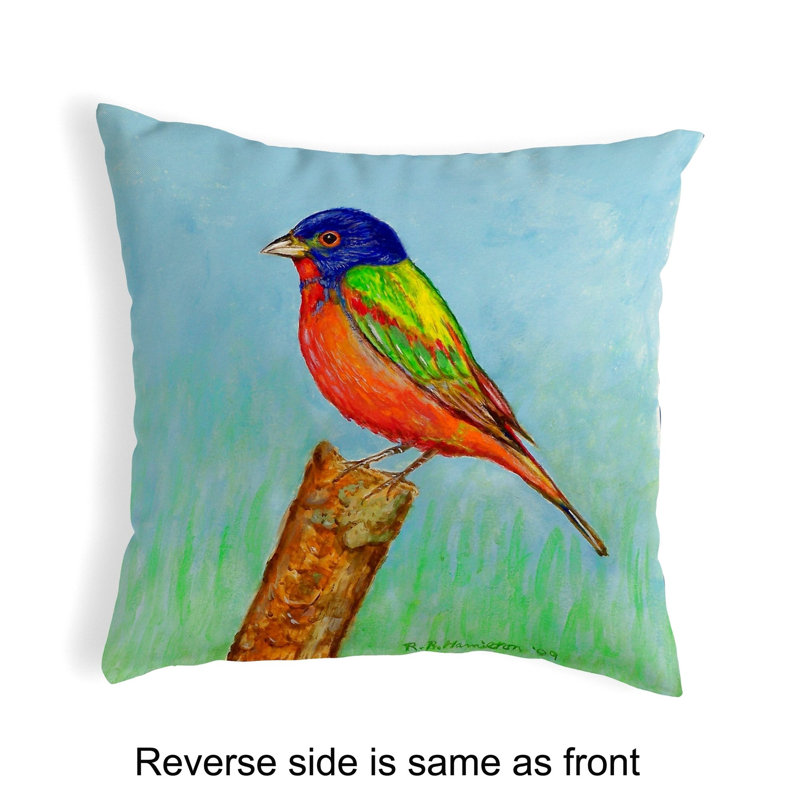 Outdoor Reversible Throw Pillow