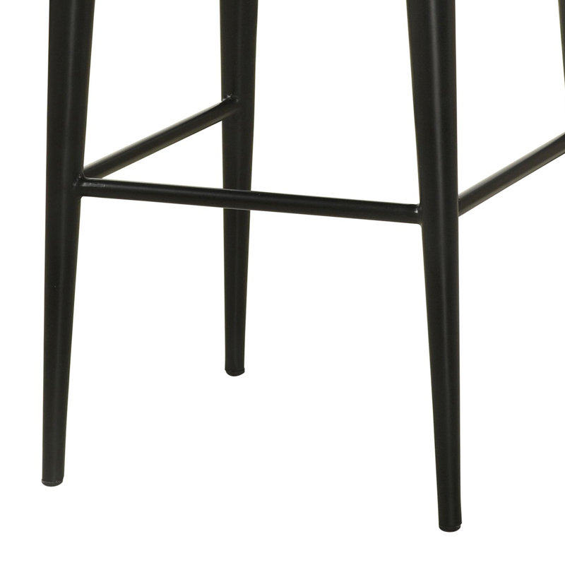 Tabouret de bar en cuir brun (ensemble de 2), 30.50''