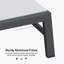 Ensemble de chaise longue de patio en aluminium 3 pièces Shiner-1604962850