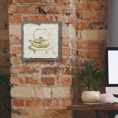 «Green Teapot» par Chris Paschke, art mural sur toile