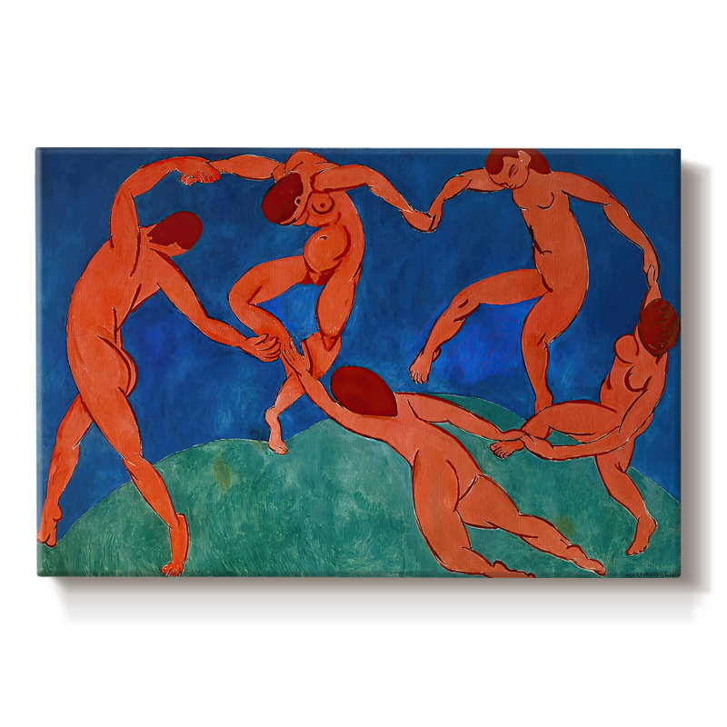 The Dance (La Danse)-Henri Matisse-Gallery Wrapped Canvas-1910, 12x18