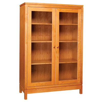 Franklin Glass Door Standard Bookcase by Spectra Wood