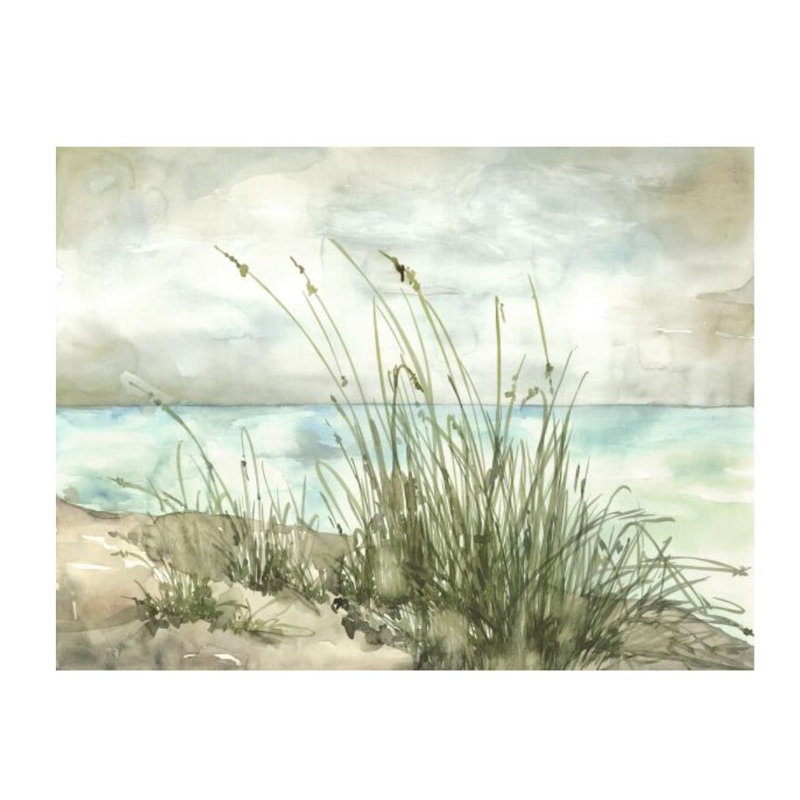 «See You Again II» par Sara Brown - Peinture, H 30 po x l 40 po x 1,5 po, Couche de verre
