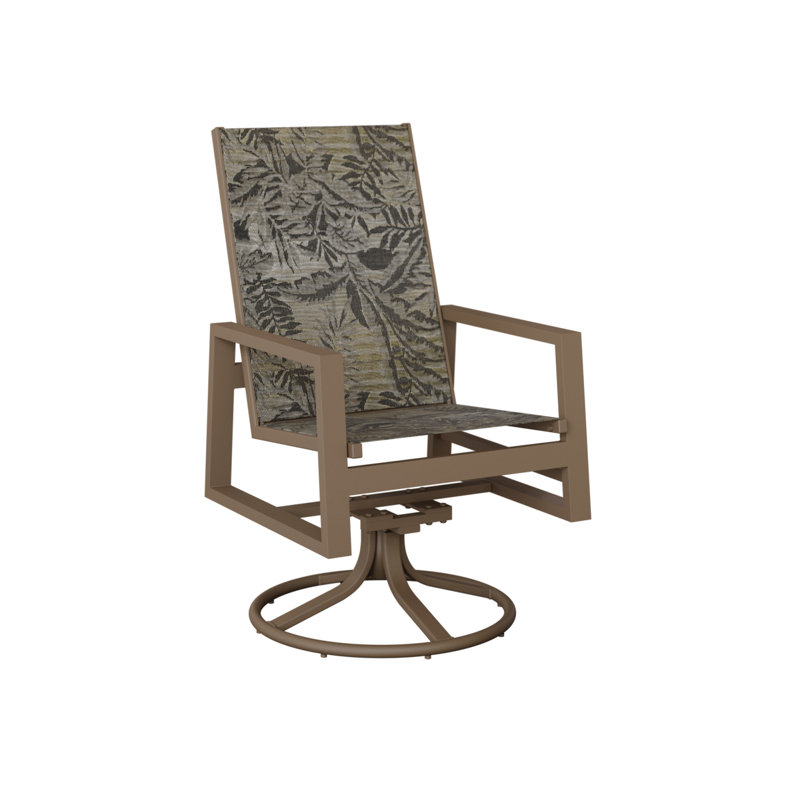 Chaise de salle à manger pivotante Ohlson, Sumba moka, Argile