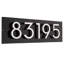 Plaque d’adresse murale sur 1 ligne flottante-41299850-41299995-41303794