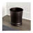 iDesign Set of 2 Steel Round Bathroom Trash Cans - Bronze