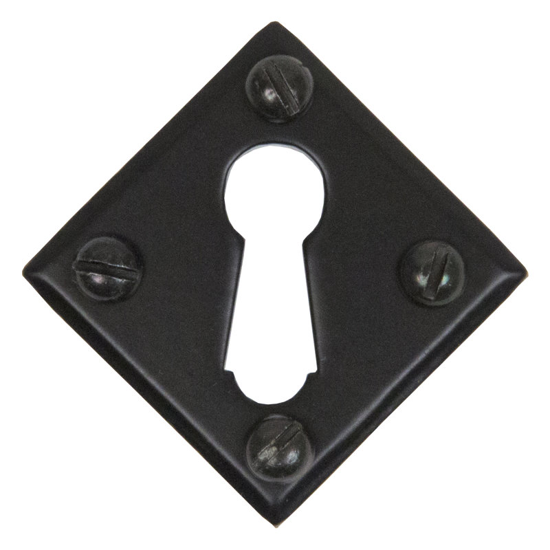 Diamond Escutcheon Rosette, Black