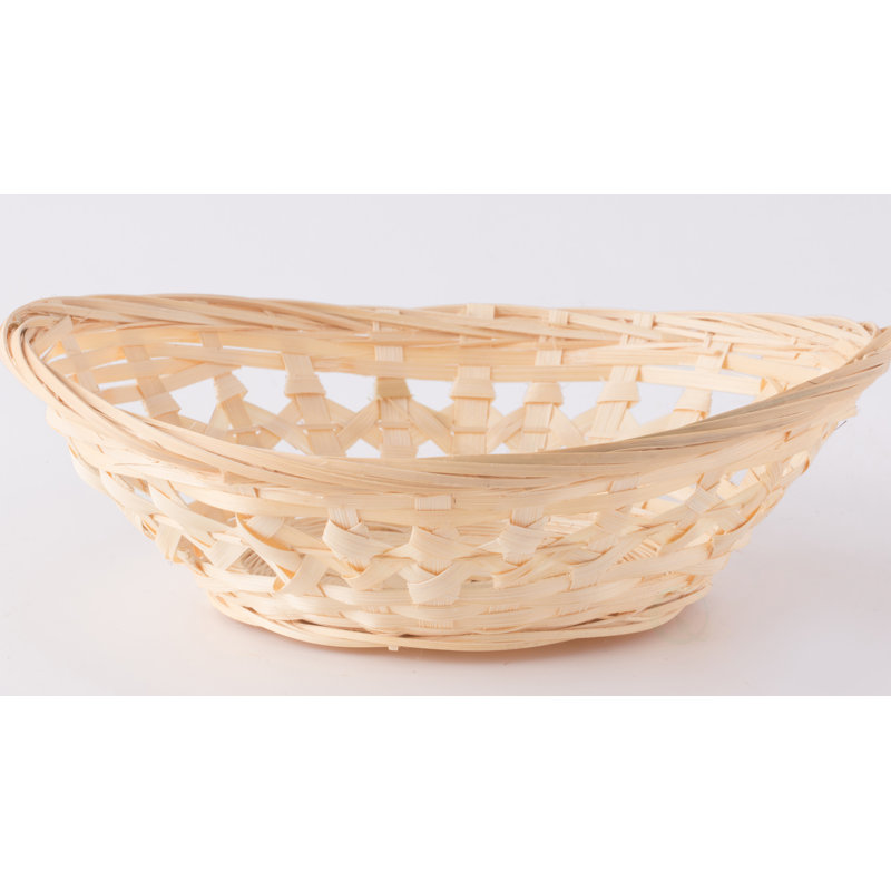 August Grove® Tobler Wood Bread Basket