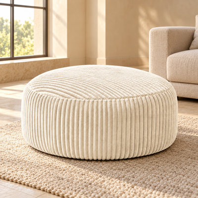Pouf poire surdimensionné avec rembourrage en mousse mémoire à haut rebond, revêtement en tissu doux et résistant, assise ronde et moelleuse offrant un bon soutien pour adultes et adolescents, canapé décontracté et confortable