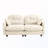 Chenille loveseat with tufted Cushion Backrest-855561684