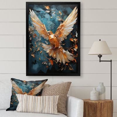 «Lovely Dove III» - art mural colombe