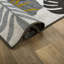 Tapis noir / jaune / gris Elma-381265908