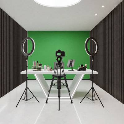 4Pack 96"L x 8"W 3D Acoustic Wood Slat Wall Panels, Soundproof Decorative Panels for Walls and Ceilings, Renter-Friendly, Ideal for Home Office, Streaming, Gaming & Theater