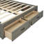 Platform Bed With 6 Storage Drawers-268211360-268211361