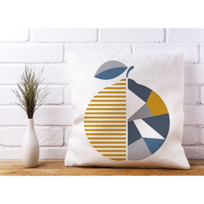 Erica Geometric Square Throw Cushion