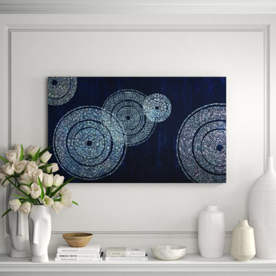«Brilliant in Blue» par Sofia Fox - impression sur toile tendue