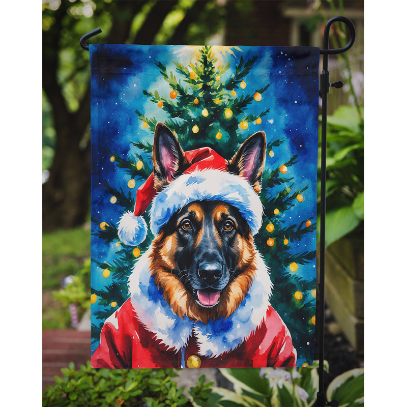 Drapeau de jardin Doberman Pinscher, Berger allemand