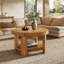 Solid Wood Four Leg Coffee Table with Storage