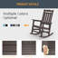 Chaise Adirondack à bascule d'extérieur-332844734