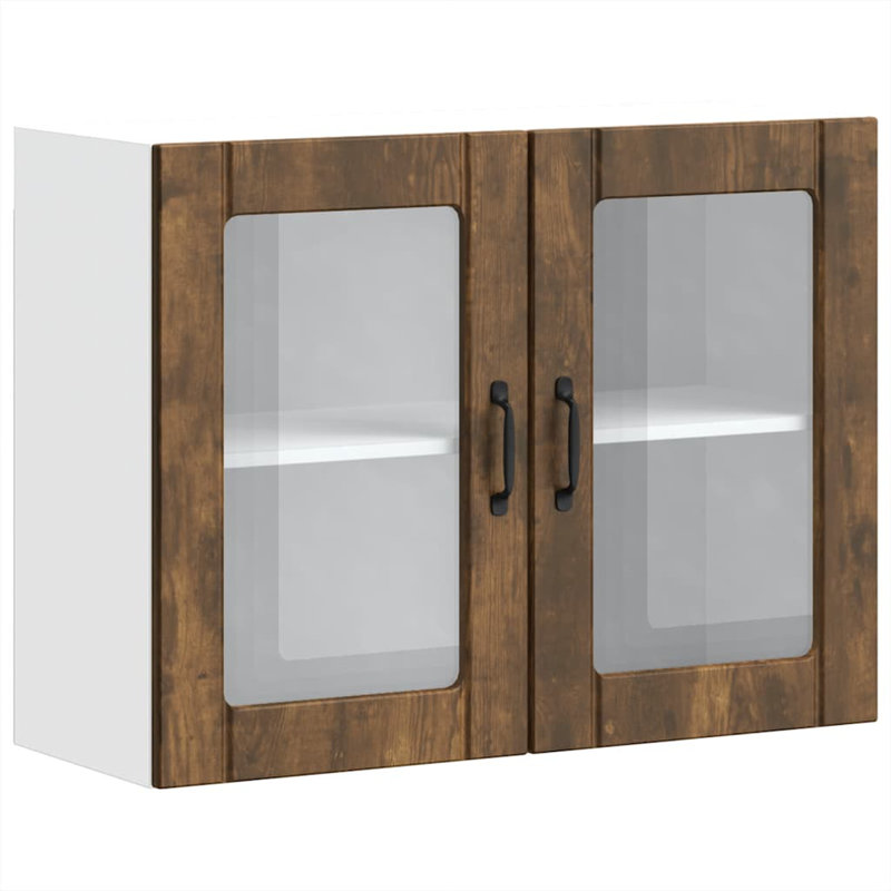 Armoire murale vidaXL, Chêne fumé, H 23,62 po x l 31,50 po x P 12,20 po