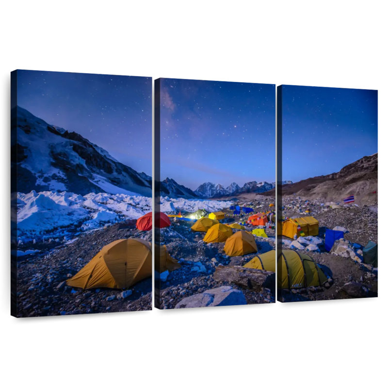 Senne Base Camp, Everest, H 42 po x l 65 po