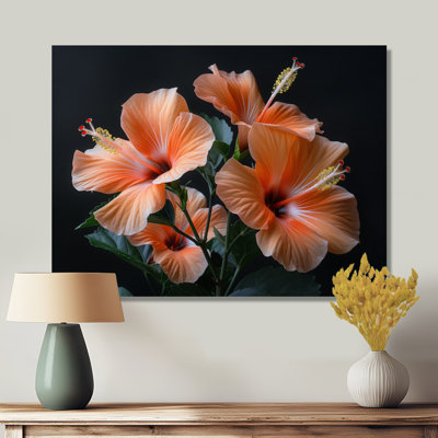 Pink Black Fragrant Fusion Hibiscus - Hibiscus Wall Art