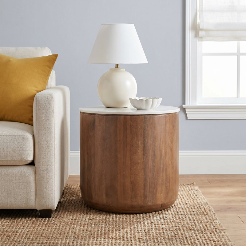 Cornelius Marble End Table