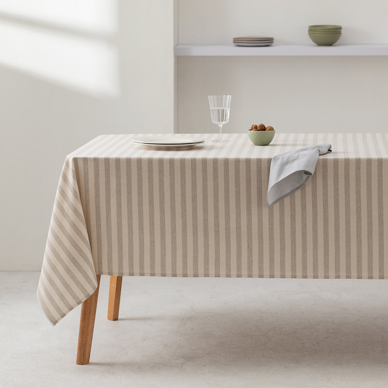 Pamphile Dining Linens, 200cm W x 140cm L, Grey