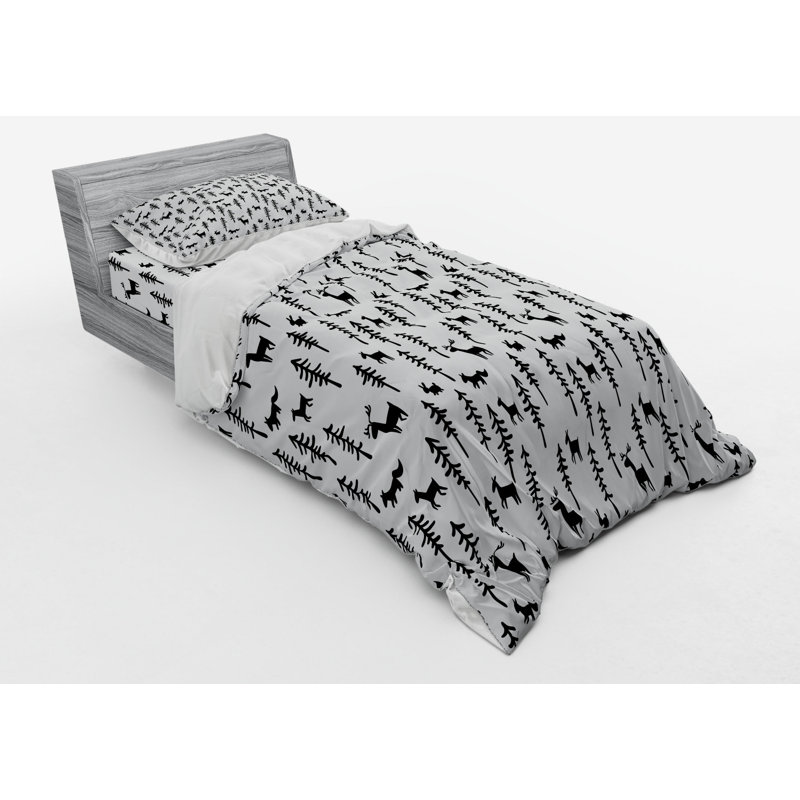 Rustic Polyester Duvet Cover, Twin Duvet Cover + 2 Additional Pieces