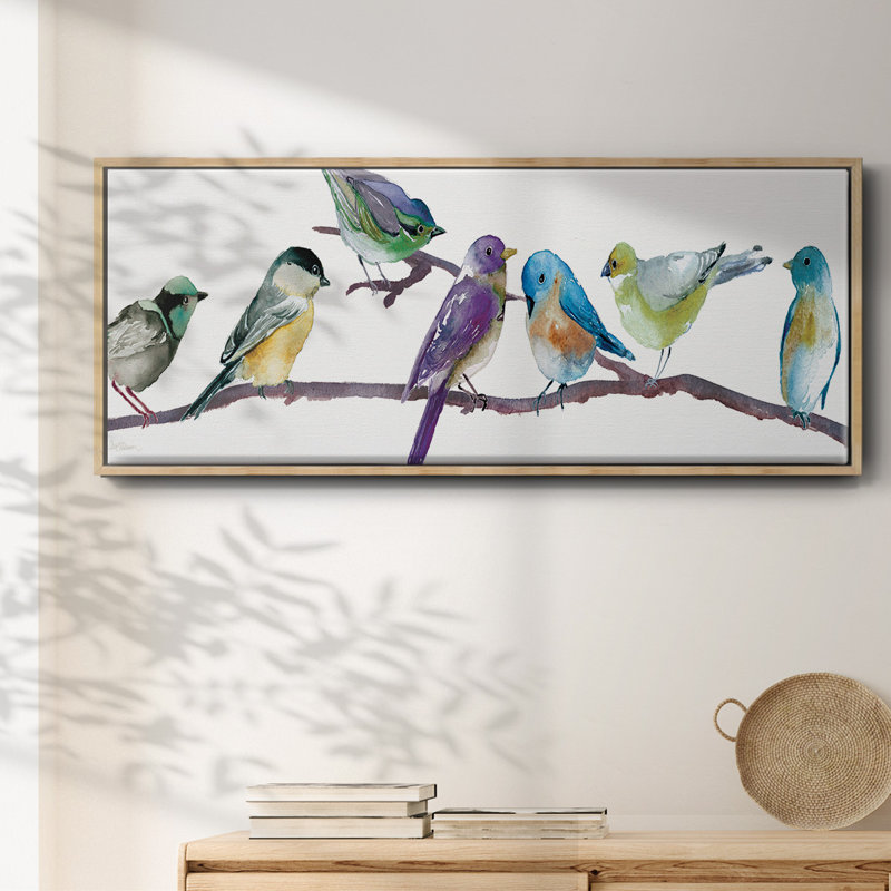 Colorful Spot- Framed Canvas