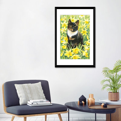«Motley in Wild Daffodils», impression sur toile