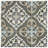 Evoque Arte Carthusian 10" x 10" Porcelain Patterned Wall & Floor Tile