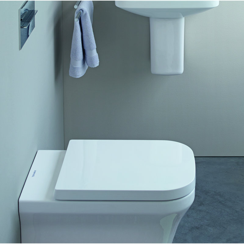 Toilette allongée murale allongée à double chasse avec chasse à haute efficacité P3 Comforts