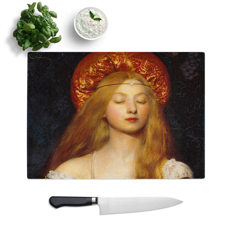 Vanity by Frank Cowper Cadogan Chopping Board, 0.4cm H x 20cm W x 28.5cm L