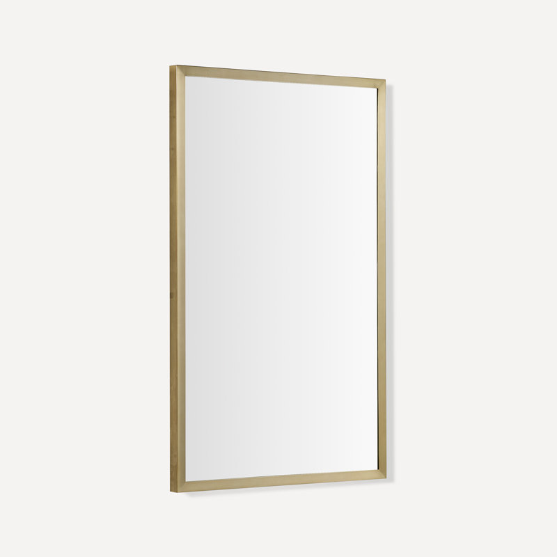 Craft Series Modern & Contemporary Bathroom / Vanity Mirrors, Aged Brass, 40" x 24"