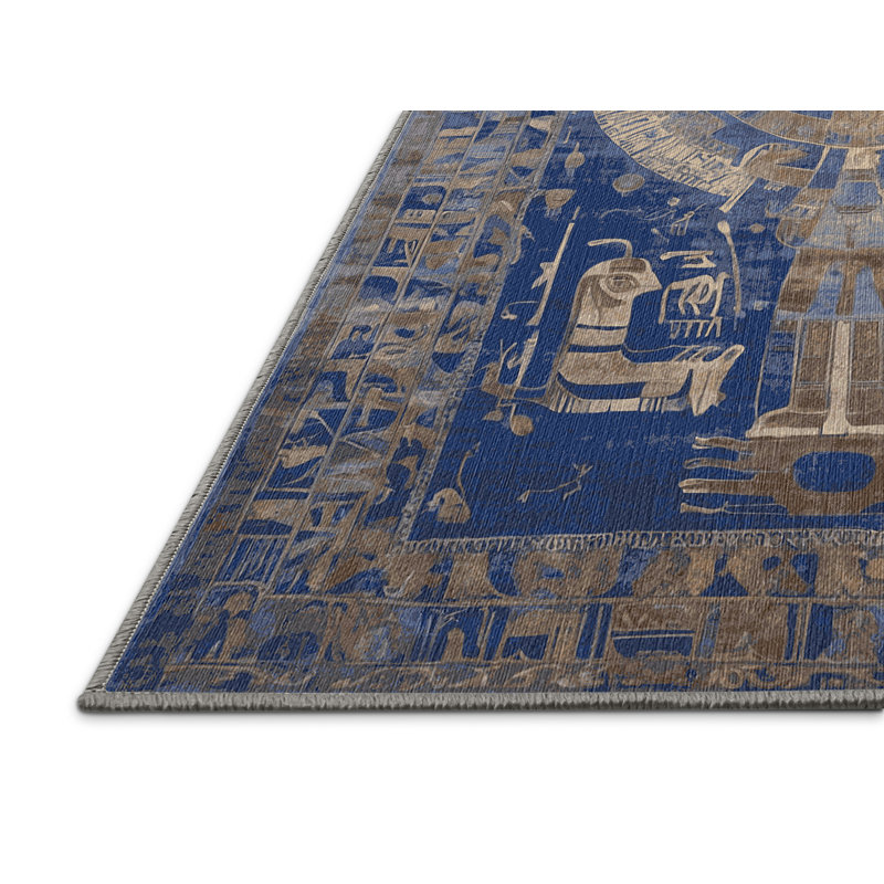Tapis rose lavable à la machine, Rectangle 5 pi x 7 pi