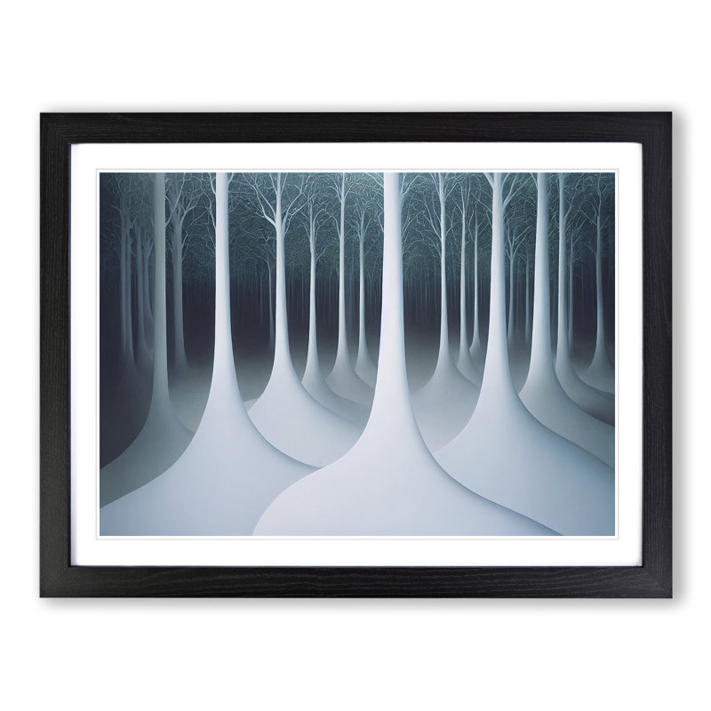 Magnetic Forest - Framed Print, Black, 46cm H x 64cm W x 2cm D