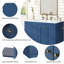 Meuble-lavabo 36 po avec lavabo en céramique