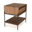 Aalasia 58.5cm W Solid Wood Bedside Table