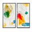 «Trendy Abstracts with Colorful Shapes V», ensemble de 2 peintures-743339191-743339184