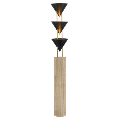 Versus 67-in Brass Floor Lamp