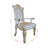 Cielo Synthetic Leather Executive Office Chair with Antique Pearl Finish