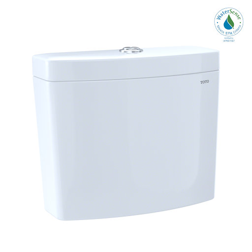 Toto Aquia IV Dual Flush 1.28 and 0.9 GPF Toilet Tank Only with Washlet+ Auto Flush Compatibility, Cotton White