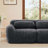 Boneless 2-Seater Modular Sofa With Plush Fabric And High-Density Sponge-1743477170