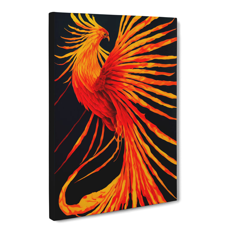 Fienley Phoenix Bird Vol.1 - Wrapped Canvas, 76cm H x 50cm W x 3cm D
