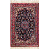 Mekeshia Hand Woven Cotton and Silk Oriental Area Rug