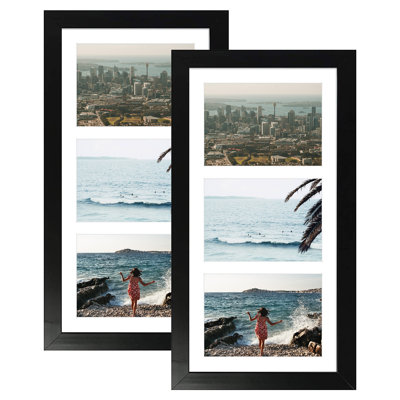 Ensemble de cadres muraux Wood Gallery pour photos 4 x 6 - Basics by Wayfair ™