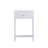 Modern Nightstand with Drawer and Open Shelf,Scalloped Edge Bedside Table for Bedroom-1076719110